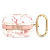 Guess GUAPHCHMAP kryt AirPods Pro ružový/ružový Marble Strap Collection (Guess GUAPHCHMAP kryt AirPods Pro ružový/ružový Marble Strap Collection)