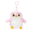 Aurora Plyšový tučniak ružový - prívesok - Pom Pom (10 cm)