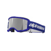 okuliare VISION 3 WORDMARK, ALPINESTARS (modrá, zrkadlové strieborné plexi) 2025