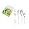 Dětský příbor Zvířátka z farmy, 4 ks - ZILVERSTAD (Dětská sada příborů (4 ks) Farm Animals - ZILVERSTAD)