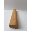 Dubové zasklievacie lišty 28x19mm - dĺžka 2,50m, drevené lišty, rohové, kútové, podlahové, ploché, dubové, bukové, parketové