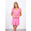 Dámske Šaty s volánikmi MI9082 svetloružové