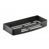 GEDY 241714 Smart polica do sprchy, 30 x 4,5 x 12,8 cm, čierna matná