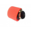 Molitanový vzduchový filter červený zahnutý – 48 mm