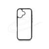 Delock - Zadní kryt pro mobilní telefon - termoplastický polyuretan (TPU), polykarbonát (PC) - pruhledná, cerná - pro Apple iPhone 17