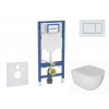 GEBERIT - Duofix Set předstěnové instalace, klozetu Oudee a sedátka softclose, tlačítko Sigma30, bílá/bílá mat SANI11CA3135B