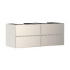 Hansgrohe Xevolos E - Umývadlová skrinka 137x56x55 cm, 4 zásuvky, matná béžová/metalická béžová 54197790