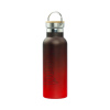 Termofľaša s bambusovým viečkom Gradient červeno-čierna, 500 ml