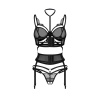 Obsessive Premisis 3-pcs Crotchless Set