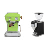 Ascaso Dream PID, Fresh Pistachio + Rocket Espresso FAUSTINO 3.1, black