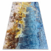 Dywany Łuszczów MIRO 51709.803 umývací koberec Abstracțiune protišmykový - modrý / zlato 120x170 cm