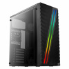 Homania Počítačová skriňa ATX v prevedení midi-tower Aerocool Streak RGB USB 3.0 Čierna