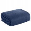 Prikrývka na posteľ - Eurofirany Polichester 210 x 170 cm odtiene modrej (Bedspread 170x210 Boni1 Eurofirany Navy Blue)