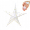 Star Lucerna zafarbená sklenená lampa s lampou 60 cm papier (Star Lucerna zafarbená sklenená lampa s lampou 60 cm papier)