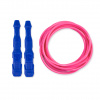 Ninja Rope | Švihej.sk Vyber farbu rukovätí:: Modré, Vyber priemer lanka:: 4mm (ženy, deti), Farba lanka: Růžová Rýchlostné švihanie s PVC lankom pre mierne pokročilých