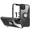Ring Holder kryt ACRYL na iPhone 13 Mini - Striebornočierna