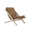 Karup Design deckchair BOOGIE - lehátko (skladacie) 65x88x75 cm mocca neošetřené (bez oleja, bez laku)