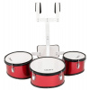 NRG M3TS Marching 3 Tom Set Pochodová bicia súprava Red