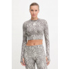 Tréningové tričko s dlhým rukávom adidas by Stella McCartney TruePurpose šedá farba, JM8478 S