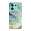 Odolný obal Mobiwear Elite Pro - Xiaomi Redmi Note 13 5G - EP34E Zelenkavý a zlatavý mramor (Odolné pouzdro, obal kryt Mobiwear Elite Pro - maximální ochrana mobilu, zesílené hrany, přesné výřezy, poh