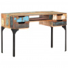 vidaXL Stôl 118x48x75 cm recyklovaný masív - Viacfarebný - 70470-25267