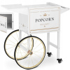 Kočík na popcorn 51x37 cm bielo-zlatý ROYAL CATERING RCPT-WGWG-1 10011104