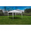 vidaXL Záhradný altánok so strechou v tvare pyramídy 3x3 m - Biela - 21141-162677