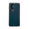 Kožený kryt Nano Plating na Honor 70 - Tmavo zelená