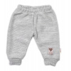 Pletené dojčenské nohavice Hand Made Baby Nellys, sivé, veľ. 80/86 Baby Nellys