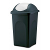 Stefanplast Koš odp.výklop.MULTIPAT 60l čtverc.ČER/BÍ víko PH