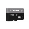 ADATA MicroSDHC karta 16GB UHS-I Class 10 + SD adaptér, Premier AUSDH16GUICL10-RA1