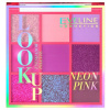 Eveline Cosmetics Look Up Neon Pink paletka očných tieňov 10,8 g