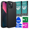 PUZDRO S KLAPKOU NA TELEFÓN APPLE IPHONE 13, PUZDRO s vzorom + SKLO