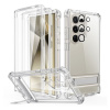 ESR Armor Tough Kickstand HaloLock kryt + ochrana obrazovky - Samsung Galaxy S24 Ultra - transparentná