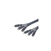 PremiumCord Kabel 3x CINCH-3x CINCH M/M 2m HQ kjackcmm3hq-2