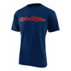 Troy Lee Designs Detské tričko TROY LEE DESIGNS SIGNATURE S/S - Navy, M