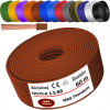 MAS-Premium 60 m žilový kábel H07 V-K BR 1x1,5 mm² hnedý jednožilový flexibilný
