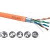 Instalační kabel Solarix CAT5E FTP LSOHFR B2ca-s1,d1,a1 500m/cívka SXKD-5E-FTP-LSOHFR-B2ca