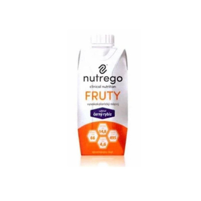 Nutrego FRUTY s príchuťou čierna ríbezľa 12 x 330 ml