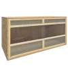 vidaXL 170885 Terárium spracované drevo 100x47x47 cm
