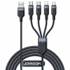 Joyroom KP27724 USB 4v1 USB-A - 2 x USB-C, 1,2m, černý