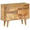zahrada-XL Komoda, mangový masív 90x30x69 cm 246789