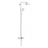 Grohe Rainshower SmartActive - Sprchový set 310 s vaňovým termostatom na stenu, 9,5 l/min, 3 prúdy, chróm 26657000