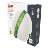 LED prisadené svietidlo TIVI, kruhové biele 12,5W, IP44, Neutrálna biela