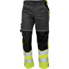 Červa KNOXFIELD REFLEX Reflexné nohavice do pása - antracit / žltá 58 03020326A1058A