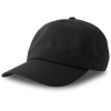 Atlantis Headwear Kšiltovka Beat-S, 6 panelová, baseballová COT33024200299-black Černá UNI