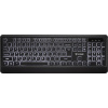 Klávesnice Yenkee YKB 1025CS Vision, drátová, podsvícená, černá