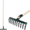 Hrable záhradné Strend Pro R105, 10 zubé, drevená násada 1600mm