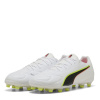 Puma Mens PUMA King Match 5 Firm Ground Football Boots White/Red 10 (44.5)