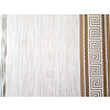 PVC gumený OBRUS 140cm v šírke - Antický ornament, hnedá